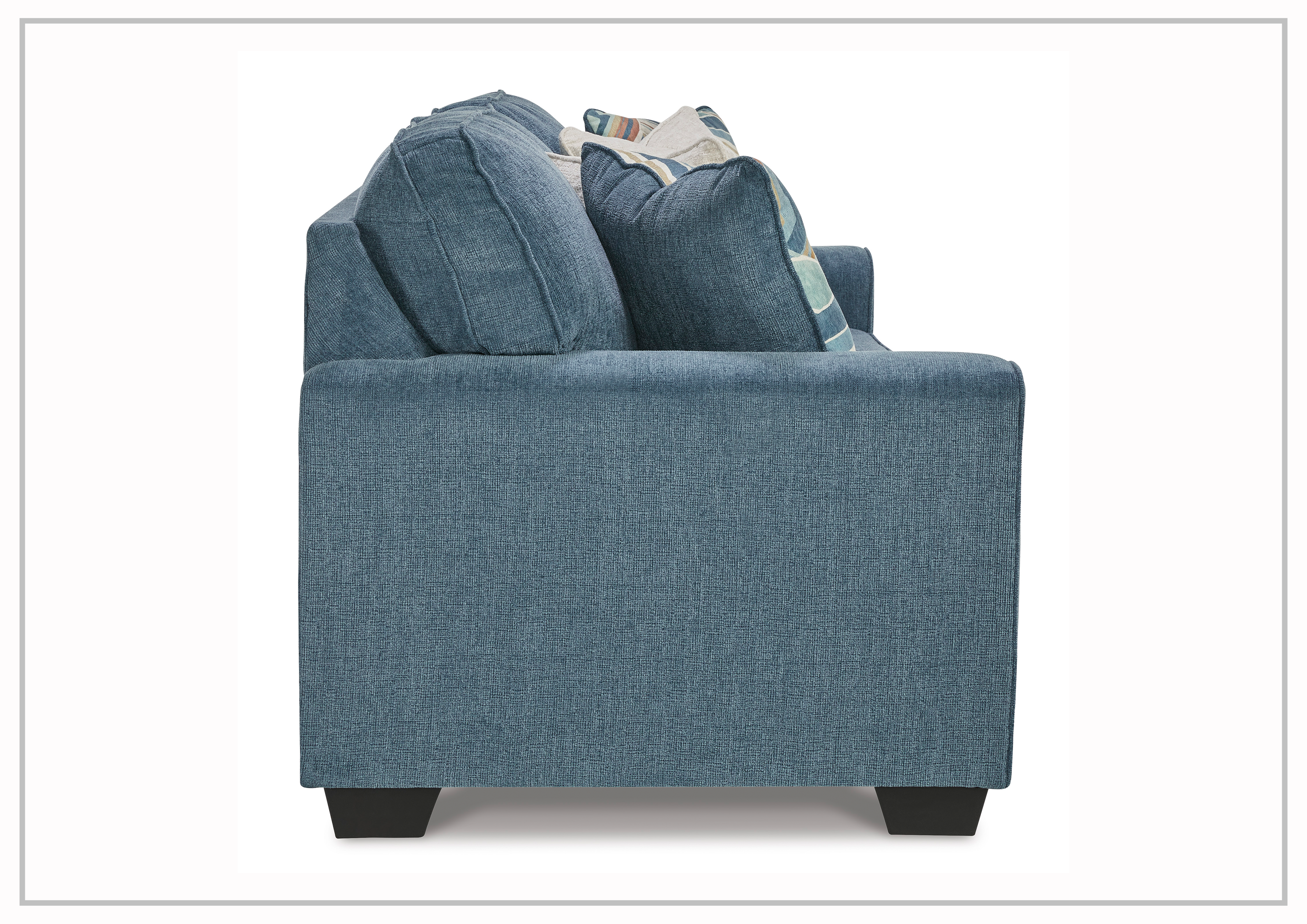 Gio Italia Claire 3-Seater Fabric Sofa - Modern Living Room Couch for Small Spaces, Comfortable Upholstered Sectional Sofa for Apartments, Dorms & Cozy Home Decor