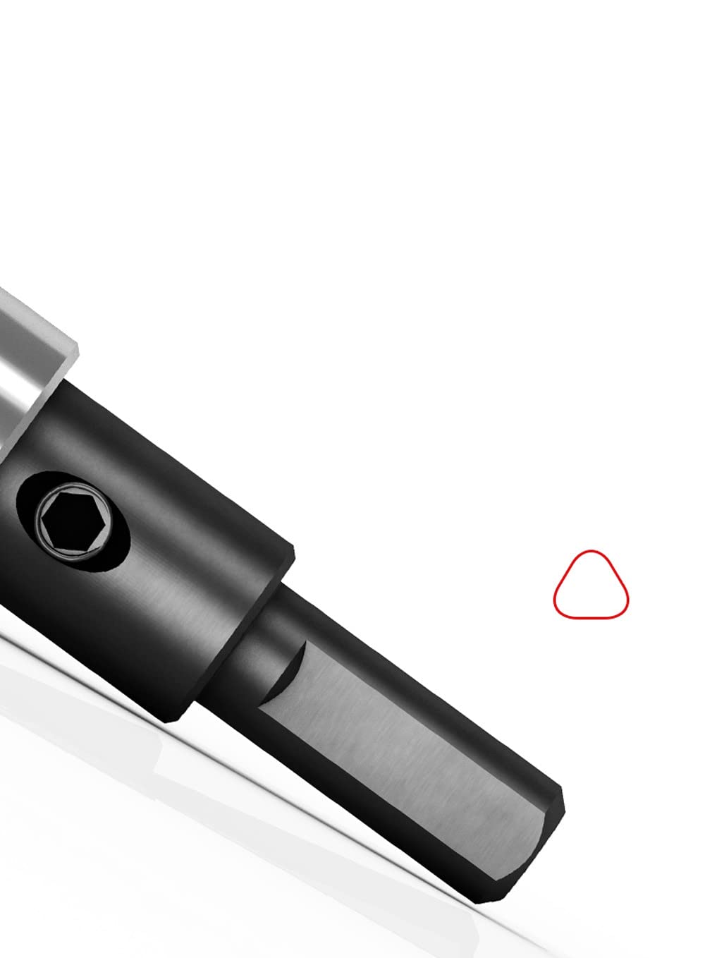 High Speed Steel (HSS) Drill Bit with Carbide Tip - 12-60mm Hole Saw for Stainless Steel, Metal & Aluminum Alloy - Perfect for DIY Projects, Metalworking & Home Repairs (14mm Shank)