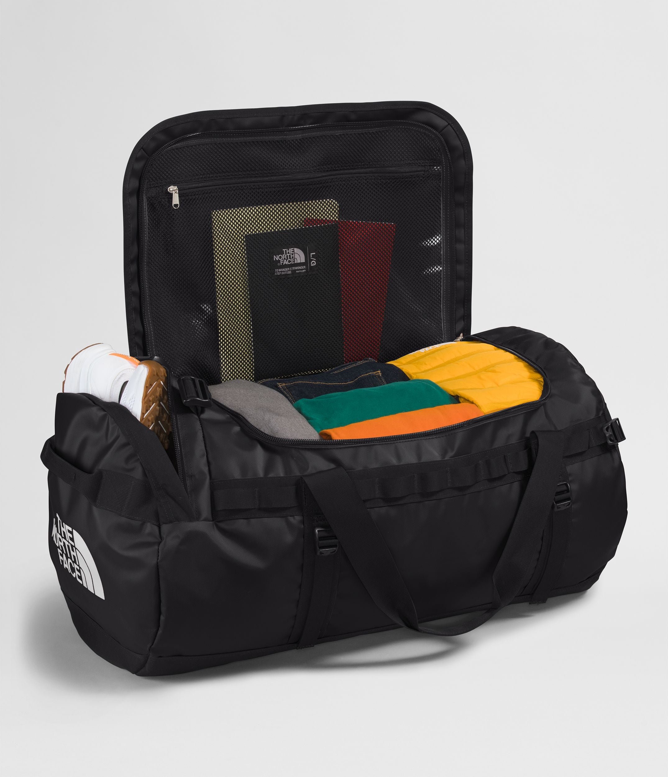 The North Face Base Camp Duffel Bag - Large Durable Waterproof Travel Duffel for Camping, Hiking & Outdoor Adventures - Perfect for Gear Storage & Adventure Travel