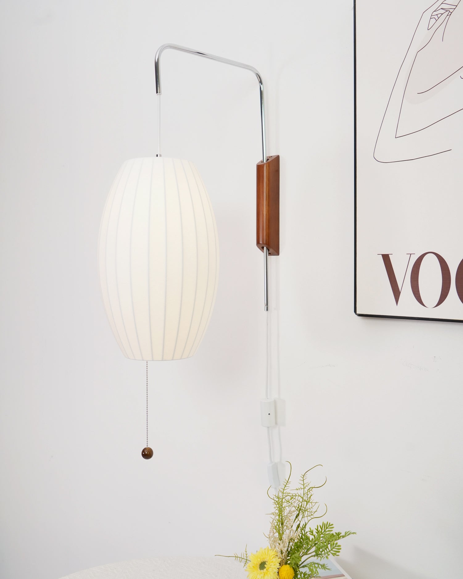 Nelson Wall Sconce - Modern LED Wall Light Fixture for Living Room, Bedroom & Hallway | Dimmable Indoor Lighting with Adjustable Arms | Perfect for Home Decor & Ambient Lighting