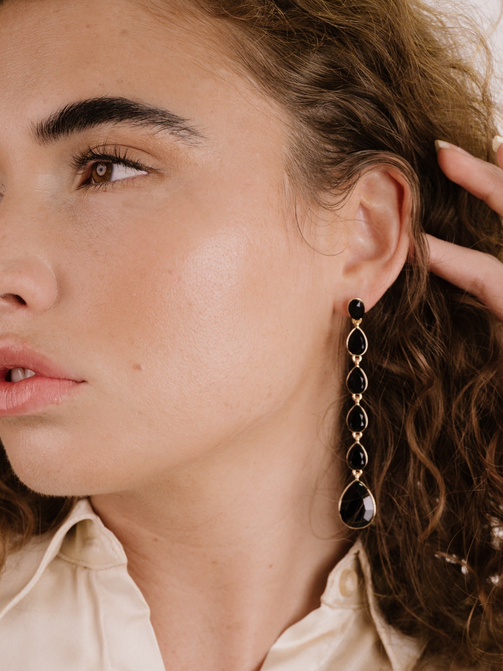 Crystallized Drop Earrings for Women - Elegant Dangling Jewelry for Parties, Weddings & Special Occasions | Handmade Gemstone Earrings