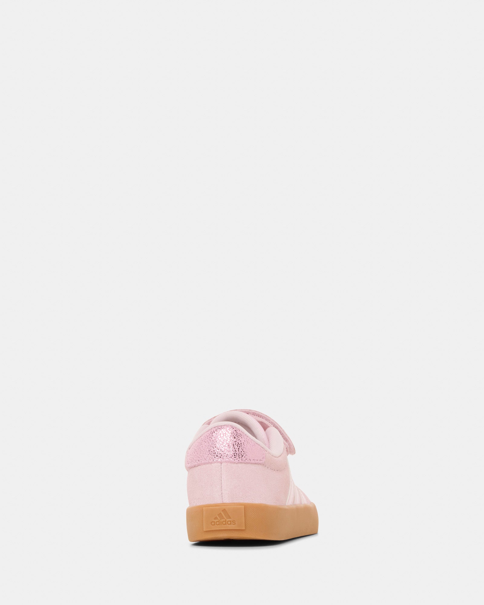 Vl Court 3.0 Self-Fastening Toddler Shoes - Clear Pink/Gum Lightweight Sneakers for Preschoolers | Perfect for Playtime, Daycare & Early Walking