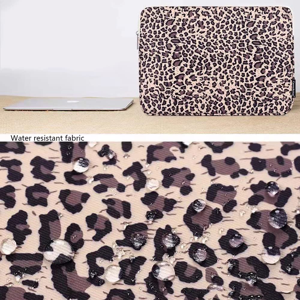 13-14 Inch Leopard Print Laptop Sleeve Case for Google Pixelbook Go 13.3