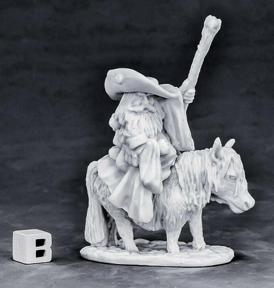 Reaper Miniatures Mounted Battle Mage - 25mm Heroic Scale Dark Heaven Bones Miniature for D&D, Pathfinder & Tabletop RPG Gaming
