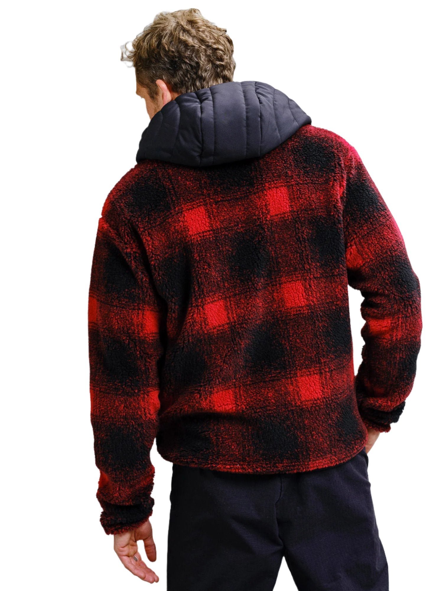 Check Hooded Jacket for Men & Women - Stylish Plaid Winter Coat with Warm Fleece Lining | Perfect for Outdoor Activities, Hiking & Casual Wear