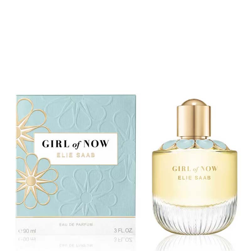 Elie Saab Girl of Now Eau de Parfum for Women - Floral Oriental Fragrance with Almond & White Flowers | Perfect for Date Night & Special Occasions