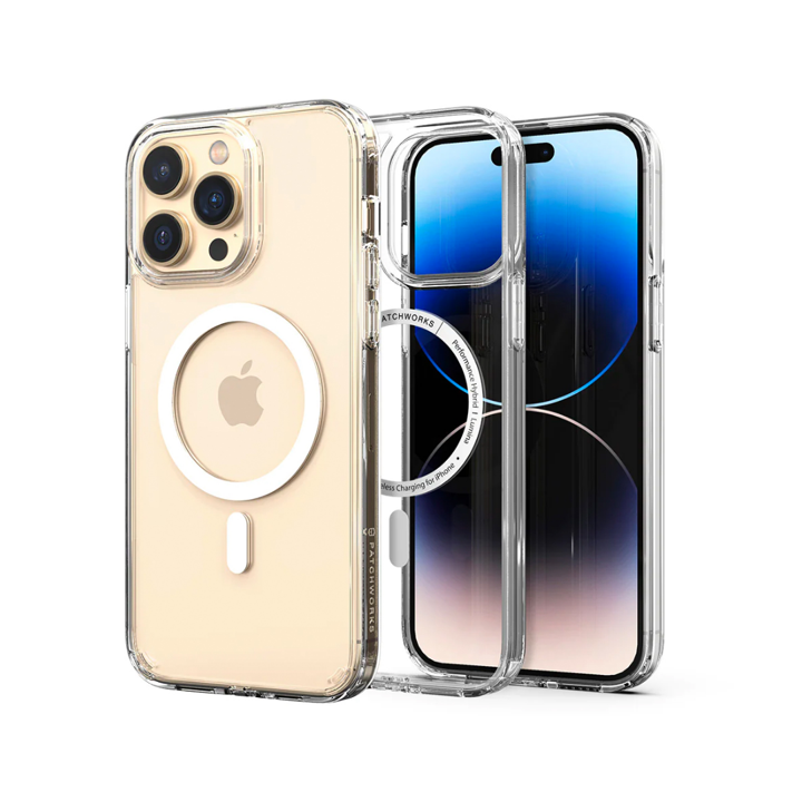 Magnetic Magsafe Case for iPhone 15 Pro - Slim Protective Cover with Strong Magnets | Perfect for Work, Travel & Everyday Use