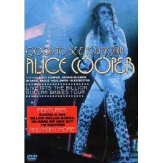 Alice Cooper - Good to See You Again Live 1973 Concert DVD | Vintage Rock Performance | Perfect for Music Collectors & Classic Rock Fans | Home Theater Entertainment & Retro Music Nights