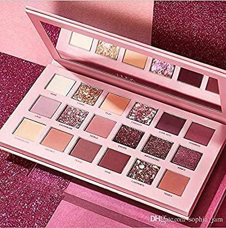Nude Edition 18-Color Eyeshadow Palette - Shimmer & Matte Makeup Set with Waterproof Eyeliner, Mascara & Kajal (3-in-1 Combo, 18g) | Perfect for Day to Night Makeup, Party & Special Occasions