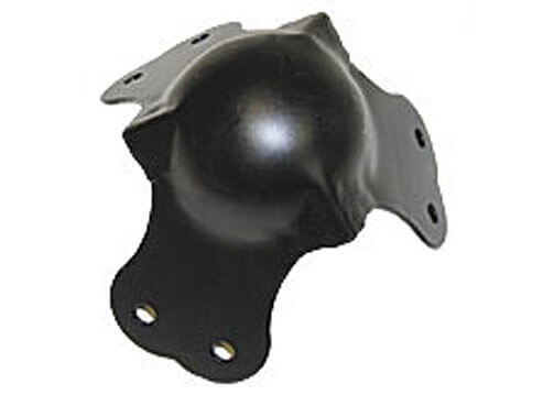 McBride GC 502 Black 3-Legged Speaker Cabinet Corner Bracket - Heavy Duty Studio & Stage Equipment for PA Systems, Guitar Amps, and DJ Setups
