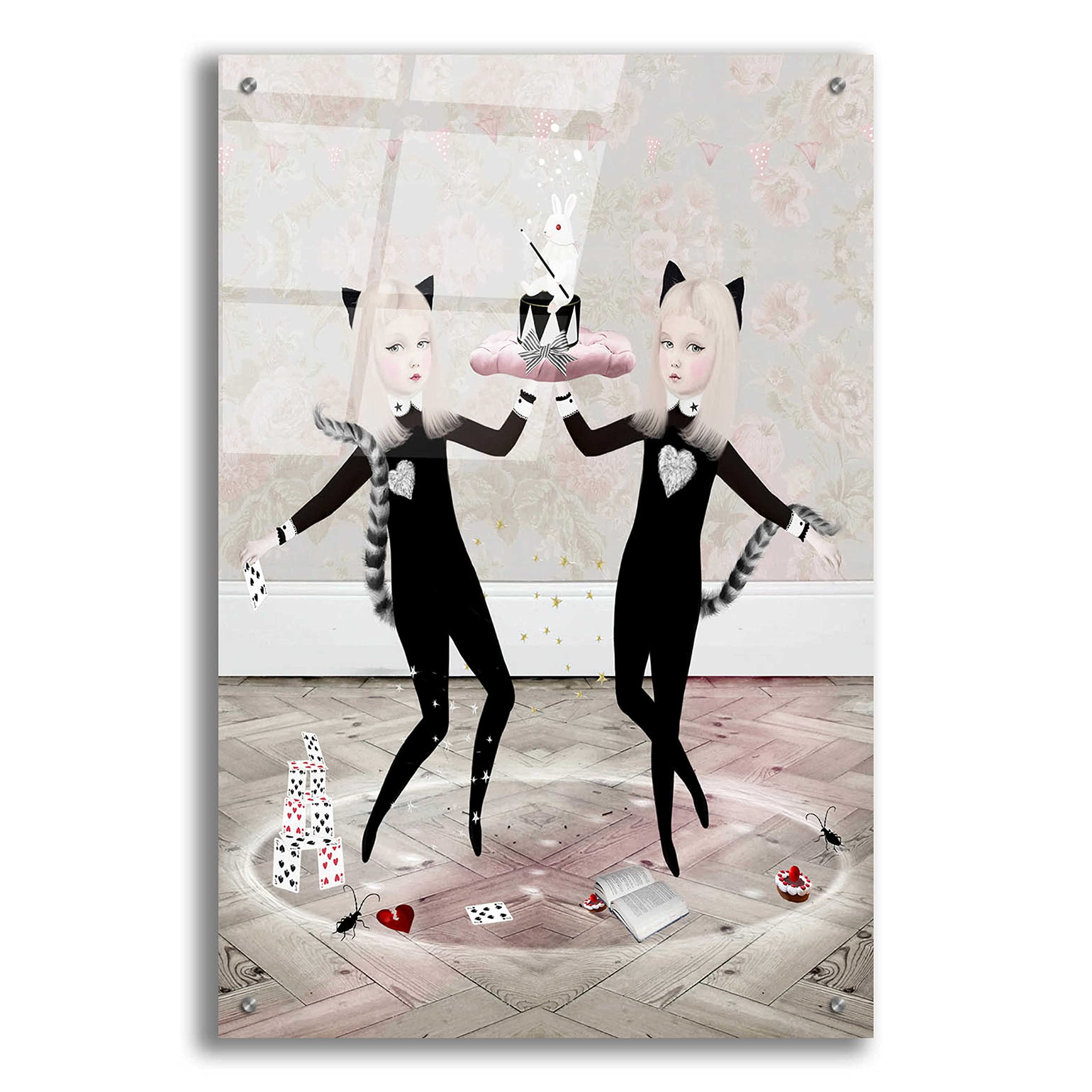 Epic Art 'The Newmars' by Art & Ghosts - Premium Acrylic Glass Wall Art Print 24x36 Inches - Modern Home & Office Decor for Living Room, Bedroom or Gallery