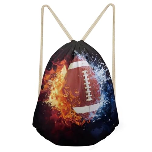 Fire Water Football Print
