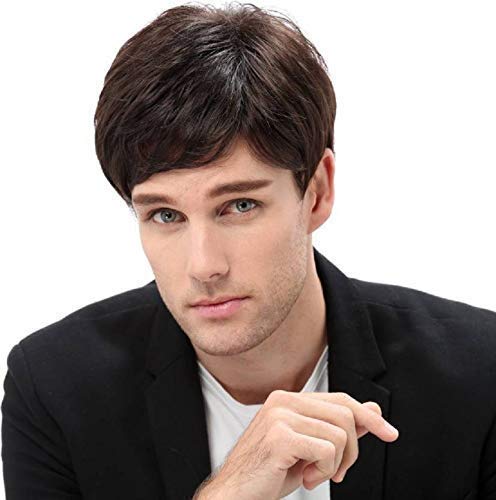Natural Looking Men's Hair Wig - LUSH LOCKS® Realistic Synthetic Hairpiece for Thinning Hair & Baldness | Perfect for Daily Wear, Cosplay & Costumes