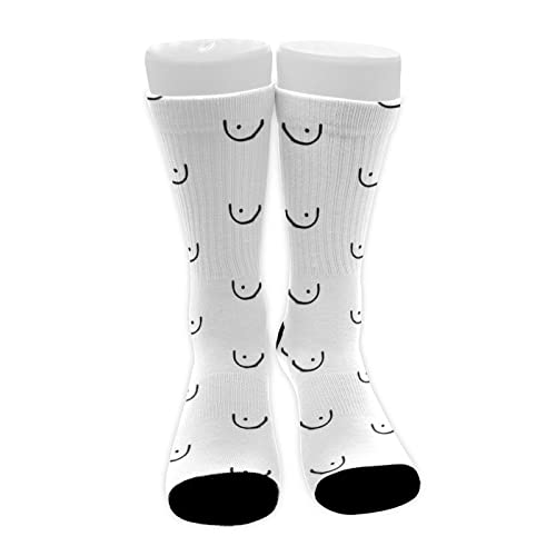 Boobs Breasts Pattern Print White
