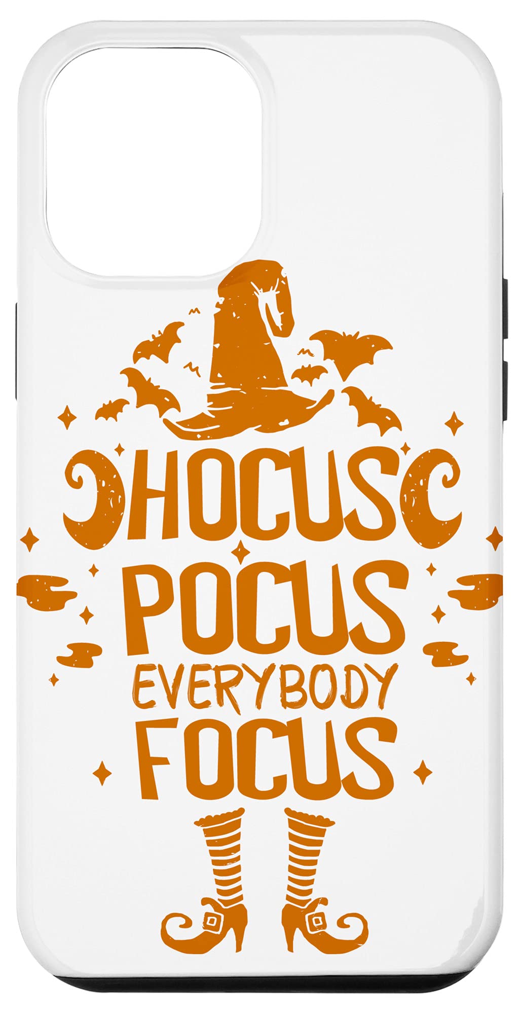 iPhone 12 Pro Max Halloween Hocus Pocus Everybody Focus Funny Phone Case - Perfect for Halloween Parties, Cosplay & Gift Giving