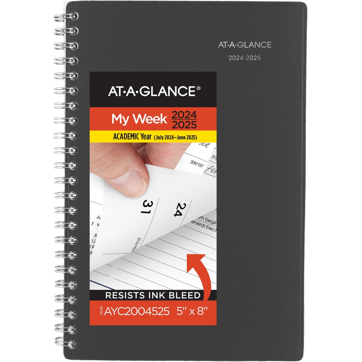 AT-A-GLANCE 2024-2025 Academic Planner - Weekly & Monthly Layout, 5