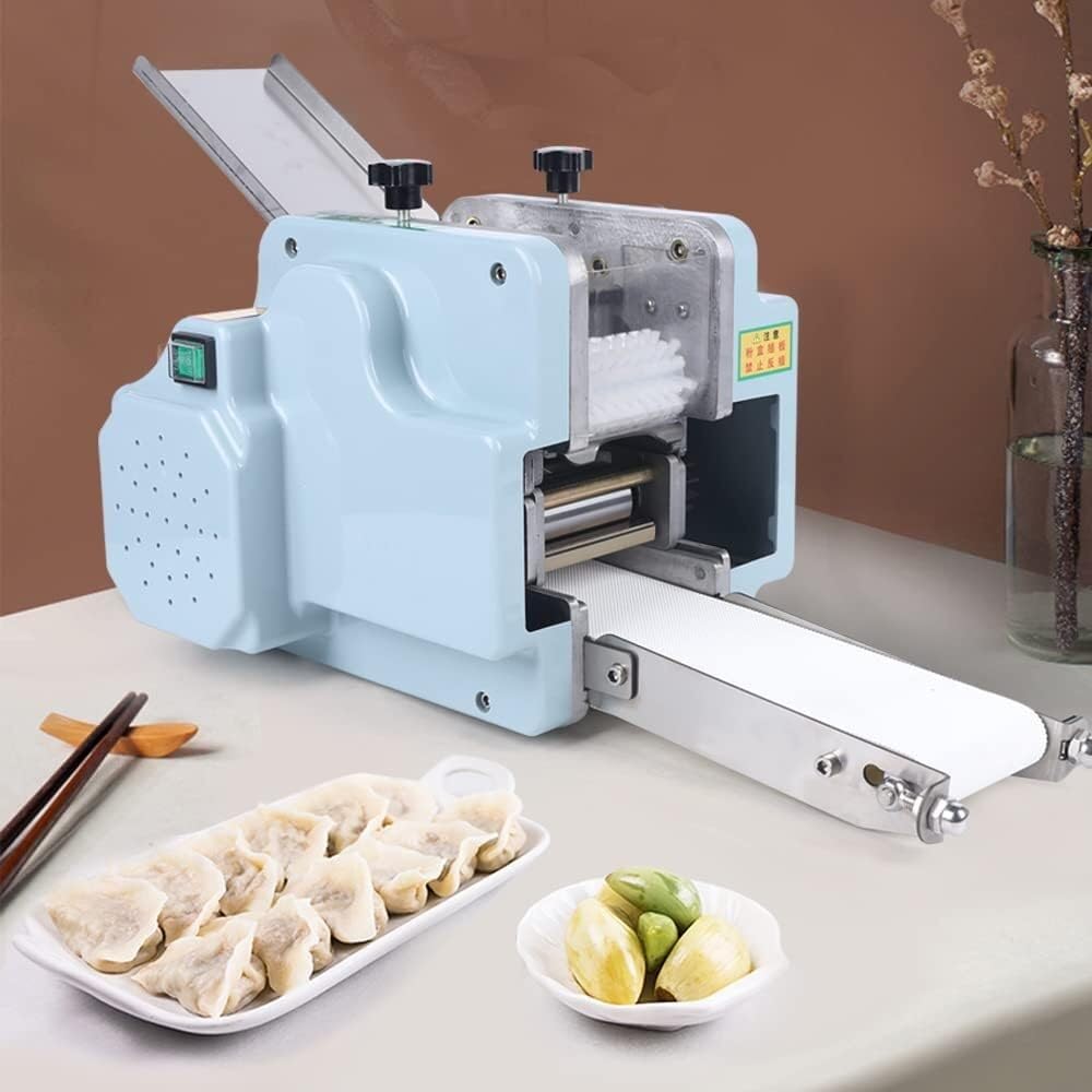 Commercial Electric Dumpling Maker Machine - 8CM Round Mold, 110V 140W Wonton & Dumpling Wrapper Press for Restaurants, Home & Commercial Use - Perfect for Asian Cuisine, Catering & Food Businesses