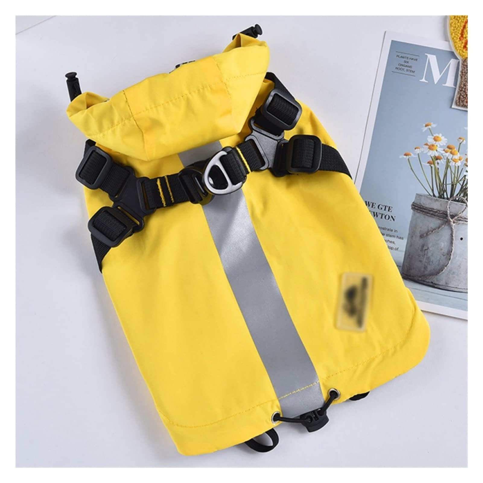 Premium Waterproof Dog Raincoat with Reflective Pockets & Adjustable Hood - Durable XXL Pet Rain Jacket for Large Dogs - Perfect for Outdoor Walks, Hiking and Rainy Day Adventures (Color: A2)
