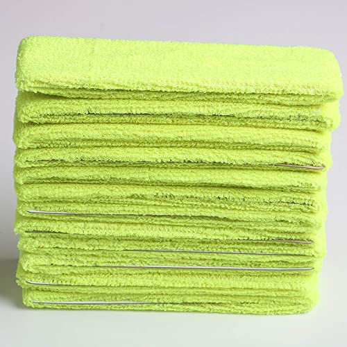 12pcs x yellow cotton sweatband headbands