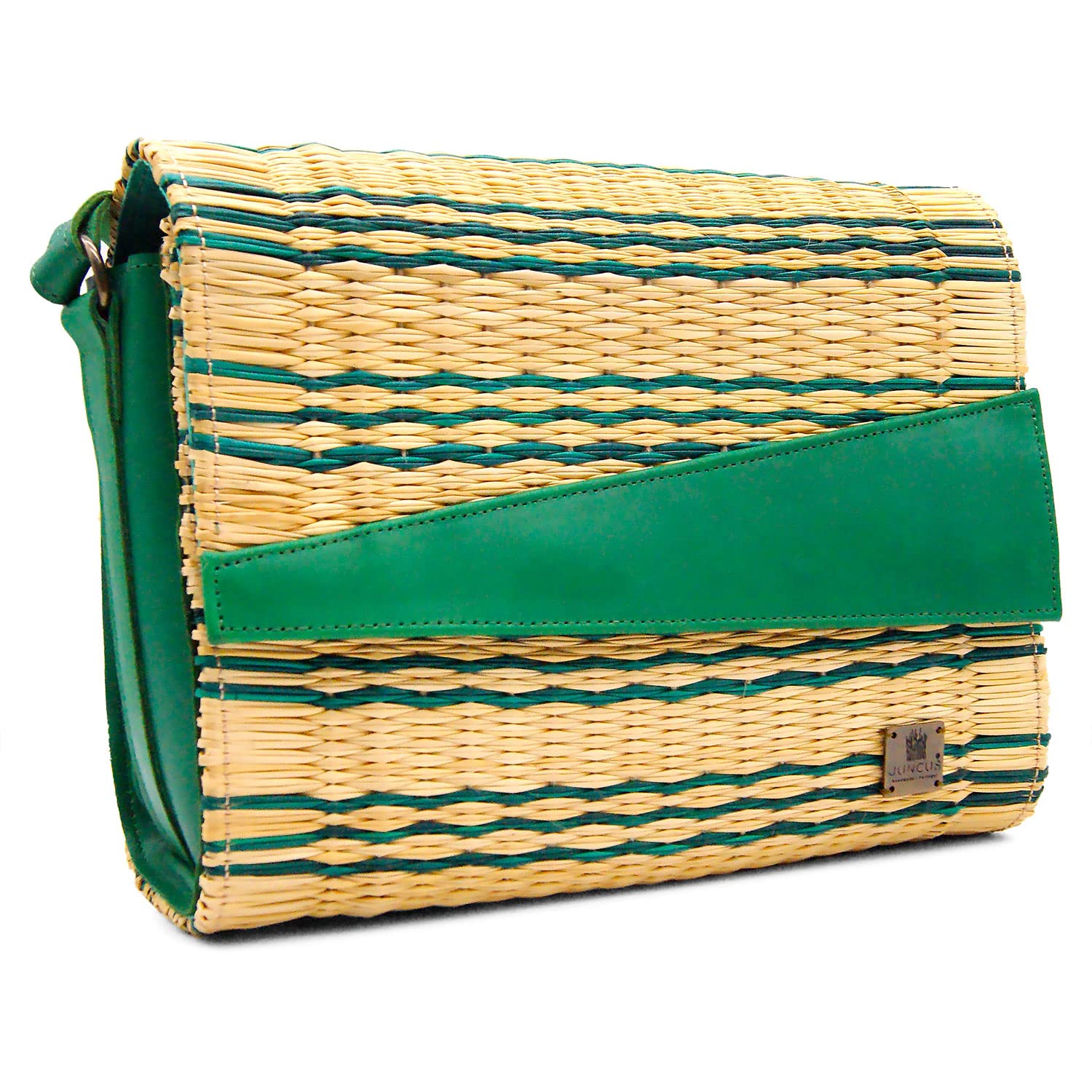 Handmade Vegan Woven Straw Basket Bag for Women - Eco-Friendly & Stylish Summer Beach Tote - Perfect for Picnics, Shopping & Boho Outfits - Made in Portugal