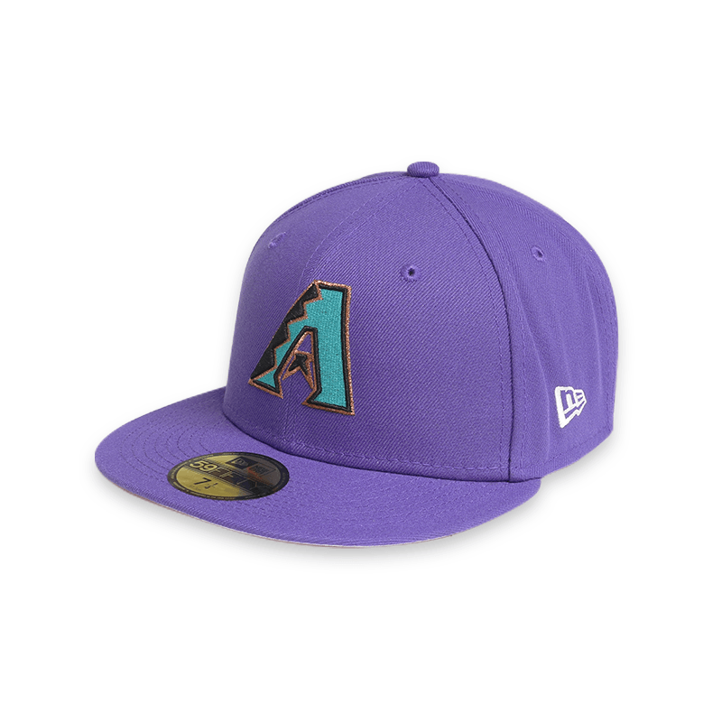Arizona Diamondbacks 2001 World Series Champions 59FIFTY Fitted Hat - Purple Snapback Cap for Men | Official MLB Baseball Fan Gear, Game Day & Streetwear Fashion