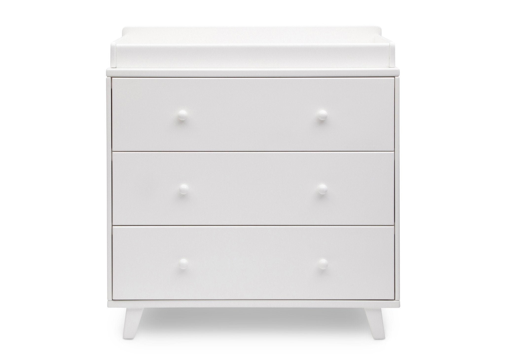 Ava 3 Drawer Nursery Dresser with Changing Table Top - Perfect Baby Changing Station for Nursery Organization & Storage