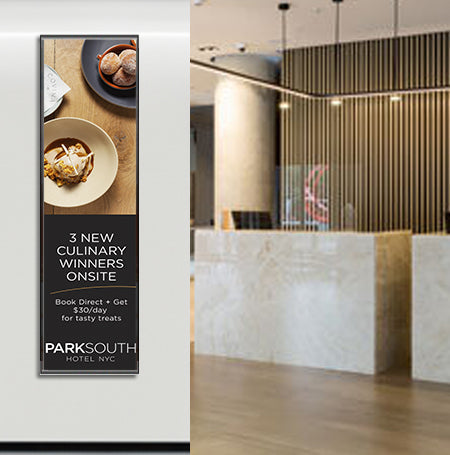 24x72 Extra Large Beveled Poster Frame & Sign Frame - Perfect for Home Decor, Office Displays, and Retail Signage