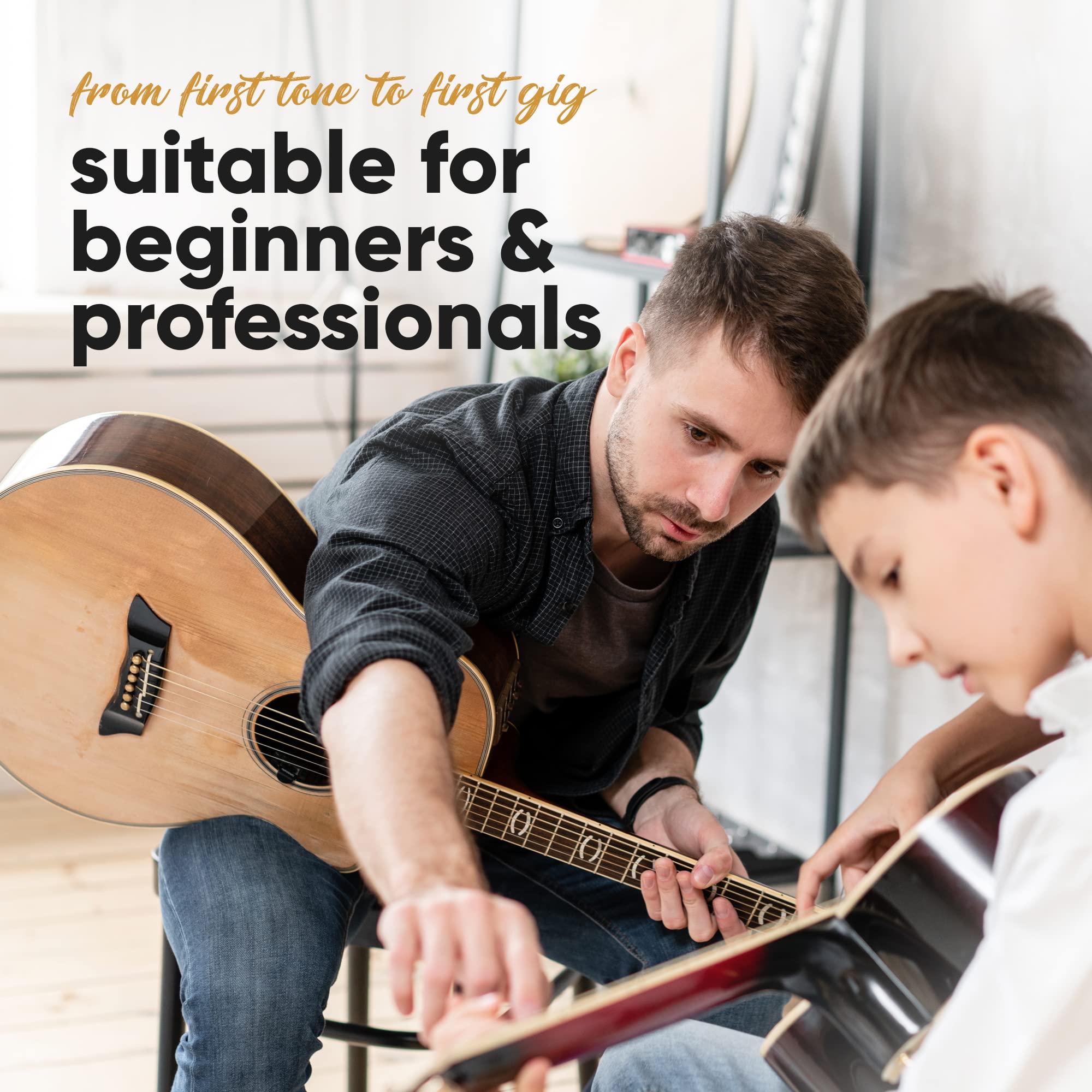 HAVENDI® Premium Nylon Classical Guitar Strings with Silver Coating - 6 String Set Includes 3 Picks for Warm, Brilliant Sound | Perfect for Beginners, Professionals & Live Performances
