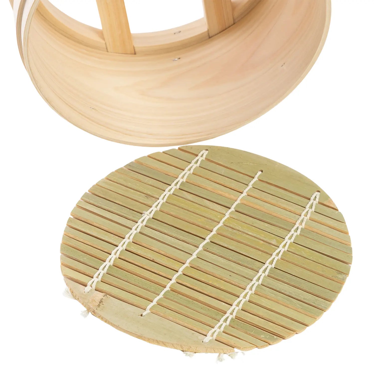 Premium EBM Hinoki Cypress Seiro Steamer Basket for Cooking - Japanese Wooden Bamboo Rice & Dumpling Steamer for Healthy Meals | Perfect for Asian Cuisine, Sushi & Dim Sum Preparation