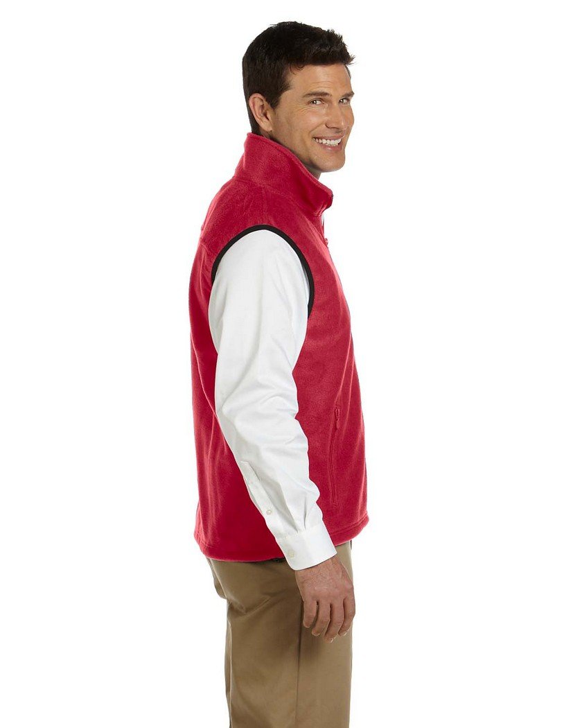 Men's Lightweight Fleece Vest - Size S, Red - Perfect for Outdoor Hiking, Camping & Casual Wear
