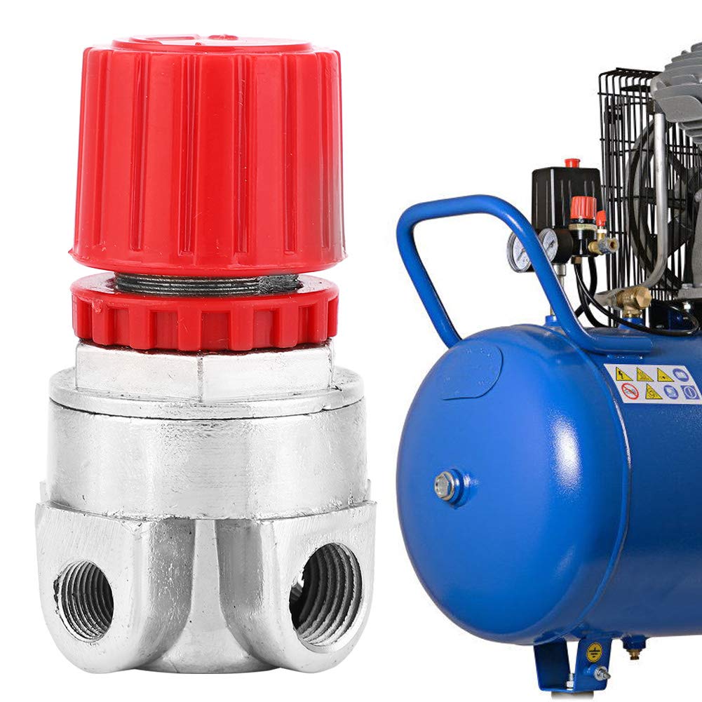High Precision 4-Hole Water Pressure Regulator Valve - RVSKY Steel Water Pressure Reducing Valve for Plumbing, Irrigation & RV Use