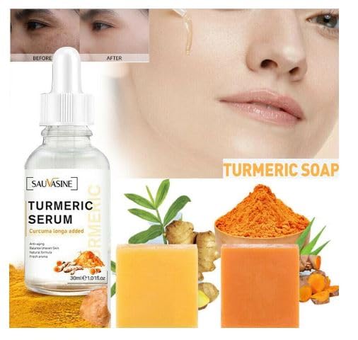 Zemiss Turmeric Essential Oil for Face - Moisturizing, Brightening & Anti-Aging Treatment | Reduces Wrinkles & Evens Skin Tone | 30ml Natural Skincare for Women | Perfect for Daily Routine & Nighttime Skin Care