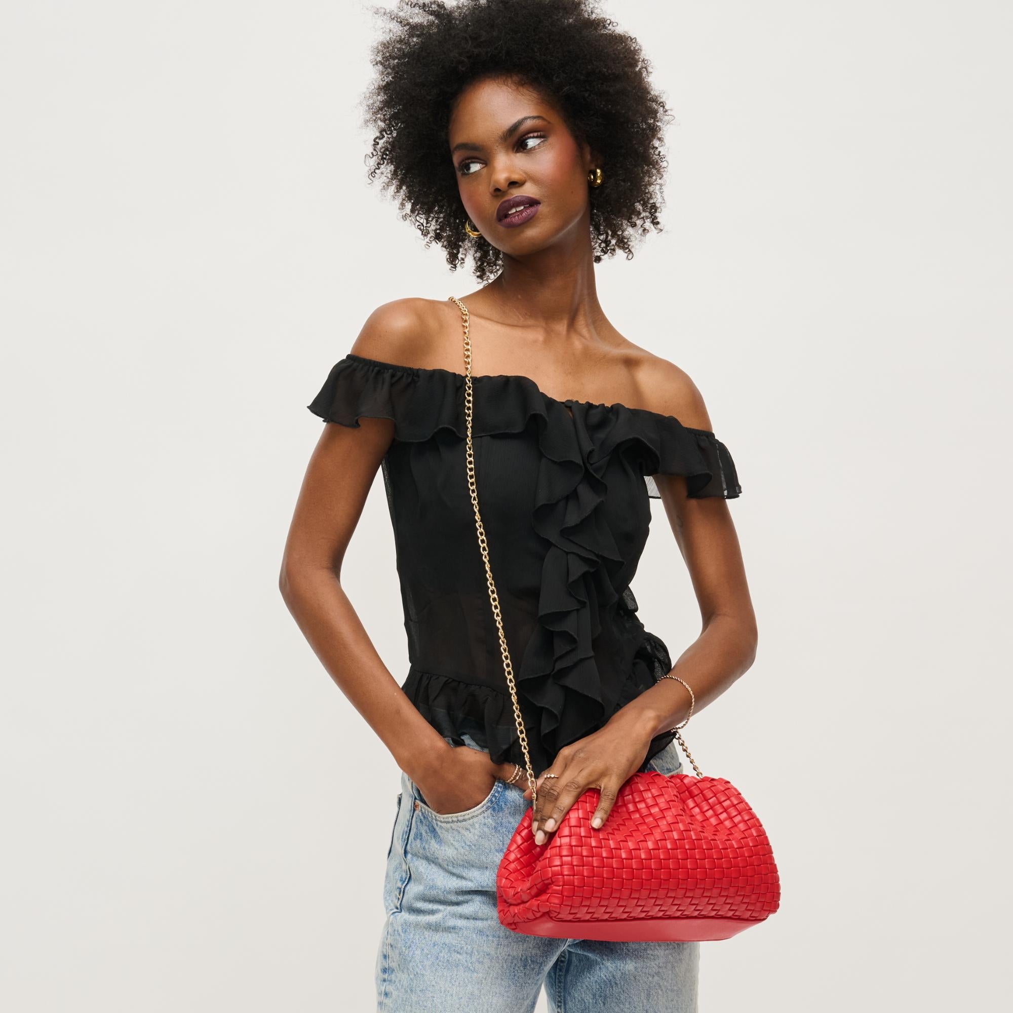 Stylish Tate Clutch for Women - Elegant Evening Bag with Detachable Strap - Perfect for Parties, Weddings & Special Occasions