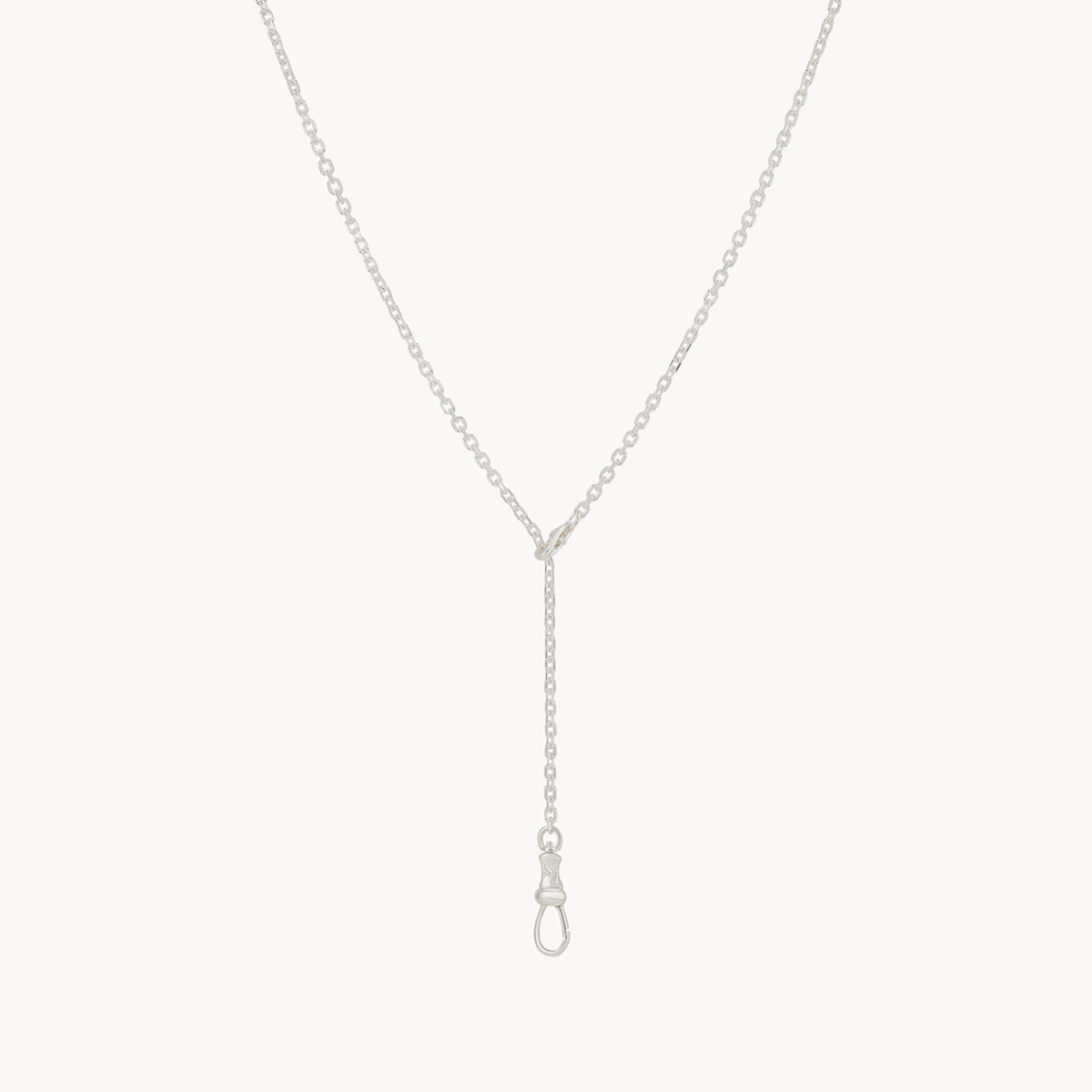 Magic Maker Charm Collector Clasp Necklace - Sterling Silver with Diamonds | Elegant Jewelry for Women, Gift for Her, Birthday & Anniversary Present
