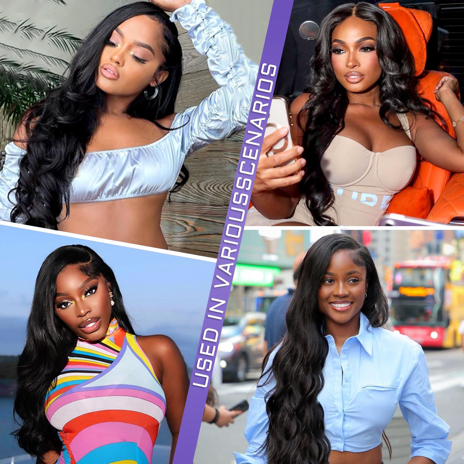 30 Inch 13x6 HD Lace Front Wigs Human Hair - Pre Plucked with Baby Hair, 180% Density Body Wave Lace Wig for Black Women (Natural Color) | Perfect for Daily Wear, Special Occasions & Protective Styling