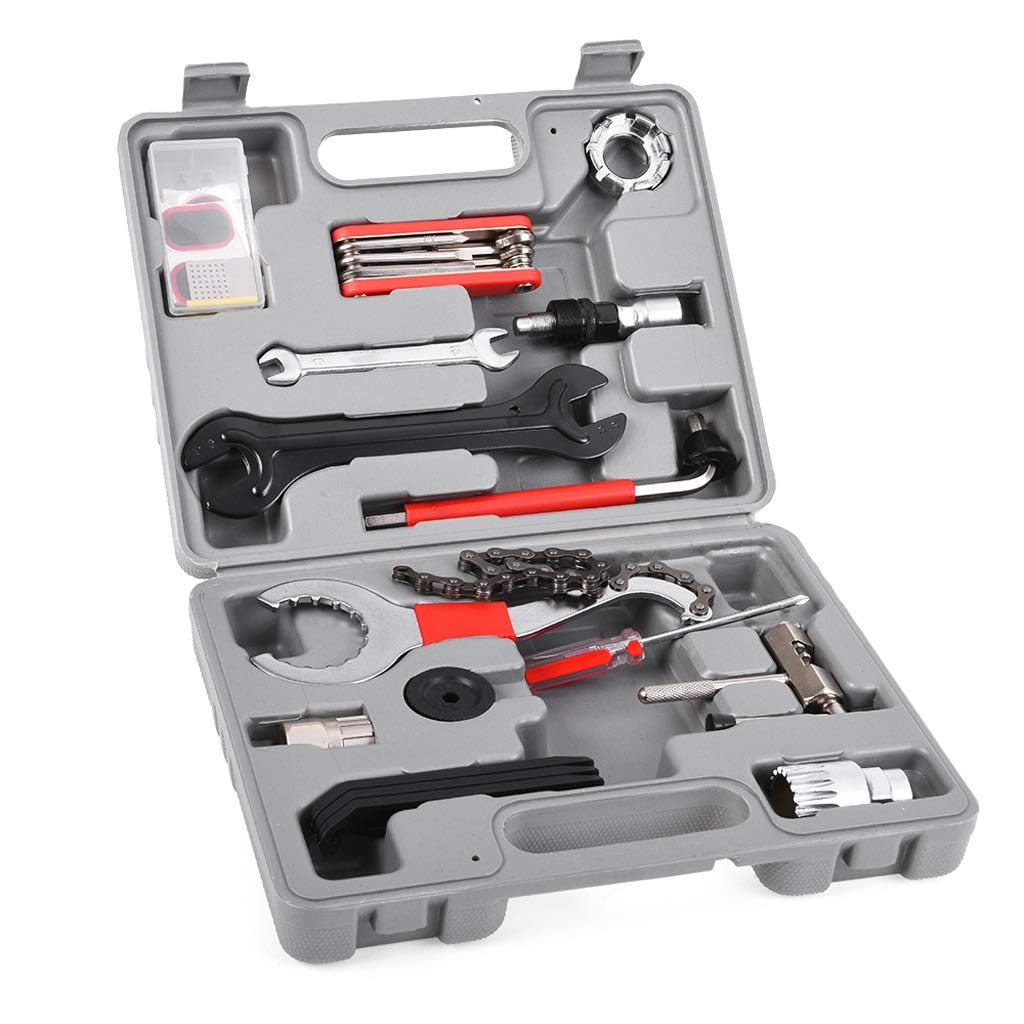 Professional Bike Repair Tool Kit - Universal Bicycle Maintenance Tools for Home & Outdoor Use - Multi-Function Cycling Tool Set for Road & Mountain Bikes - Perfect for DIY Repairs & Emergency Fixes