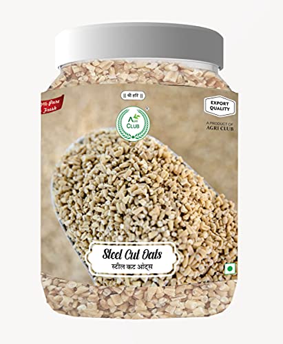 Organic Steel Cut Oats 750g - Non-GMO, Gluten-Free Whole Grain Oatmeal for Breakfast - Perfect for Overnight Oats, Baking & Healthy Meal Prep