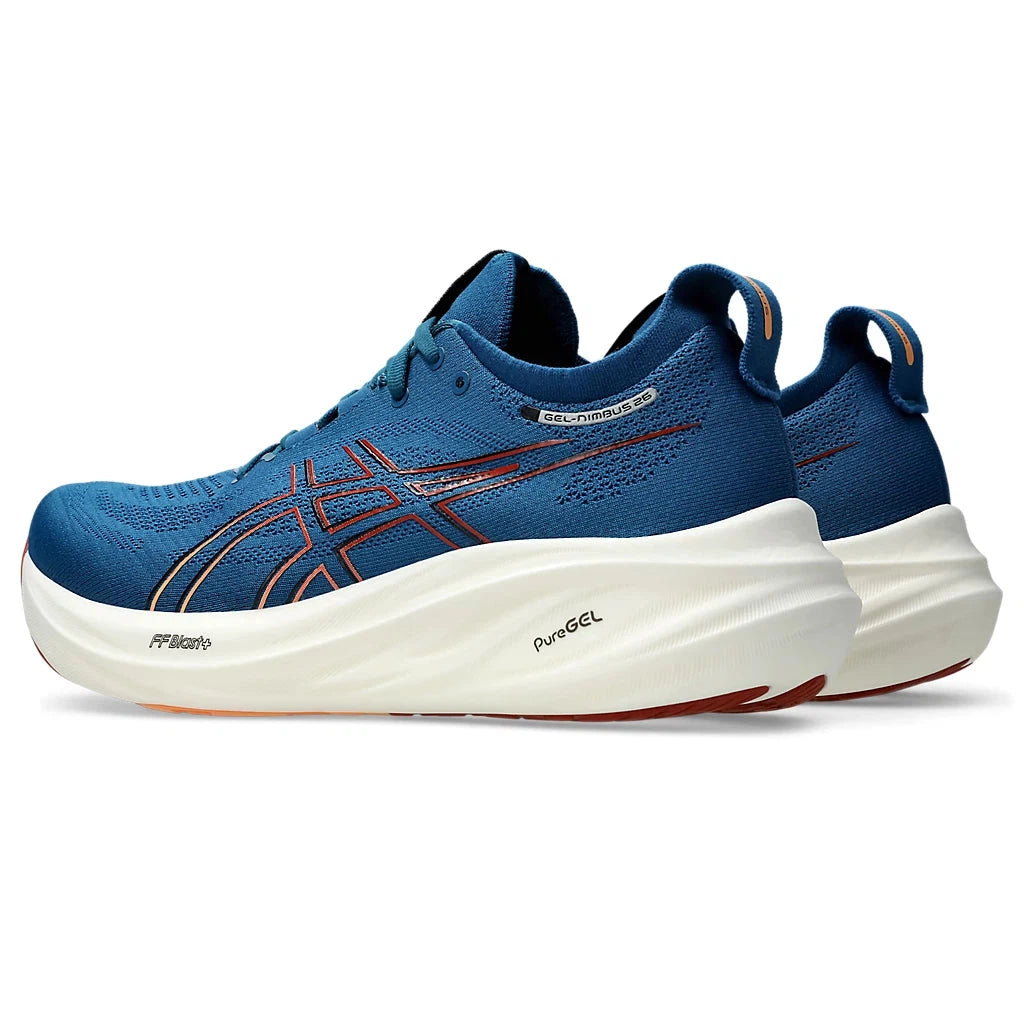 ASICS Men's Gel-Nimbus 26 Running Shoes - Lightweight Cushioned Sneakers for Jogging & Gym Workouts | Perfect for Marathon Training & Daily Fitness