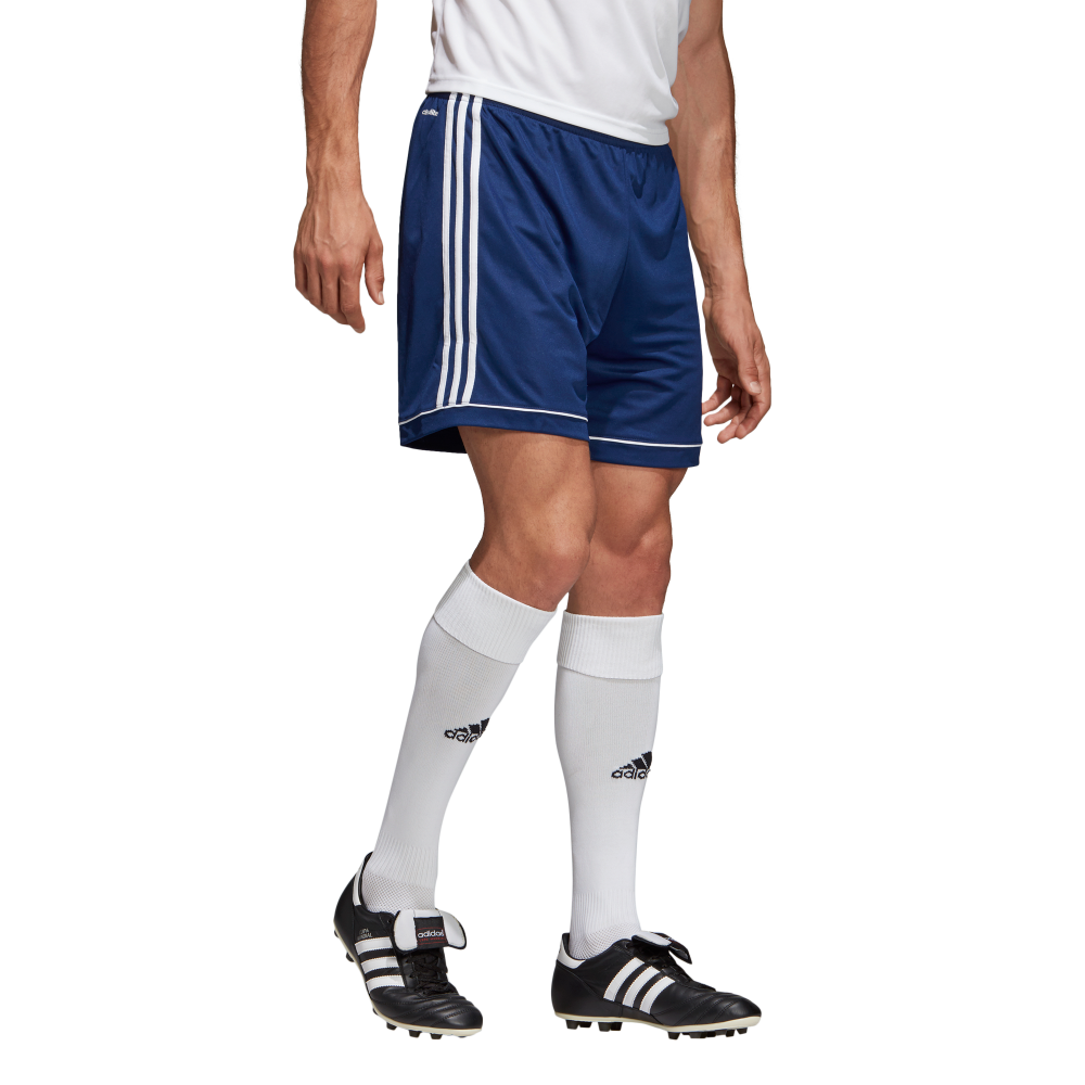Adidas Youth Squadra 17 Soccer Shorts - Dark Blue/White - Comfortable Athletic Shorts for Boys - Perfect for Training, Games & Casual Wear