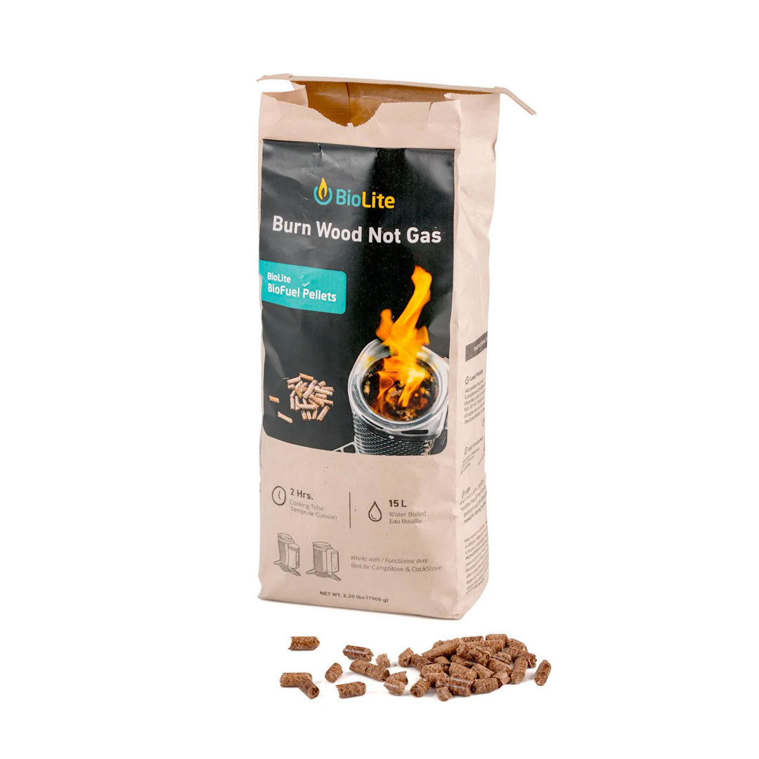 BioLite Premium Hardwood BioFuel Pellets for Camping, Grilling & Outdoor Cooking - Eco-Friendly Fire Starter Pellets for Stoves, Fire Pits & BBQs