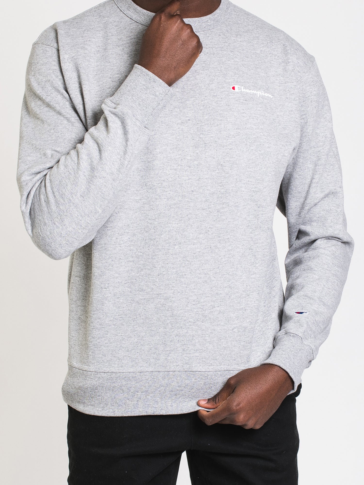 Champion Powerblend Graphic Crew Sweatshirt - Soft Cotton Blend, Comfort Fit, Stylish Design - Perfect for Casual Wear, Gym, and Everyday Outfits
