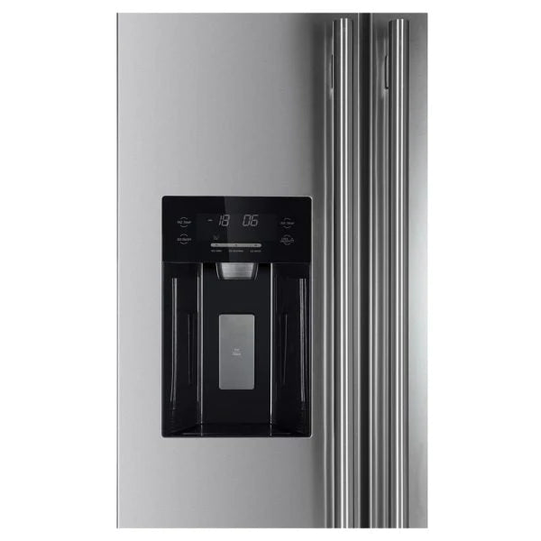 Forno 36 Inch Counter Depth Side by Side Refrigerator with Water and Ice Dispenser - Energy Efficient Stainless Steel Fridge for Modern Kitchen - FFRBI1844 36SB - Perfect for Family Homes and Entertaining Guests
