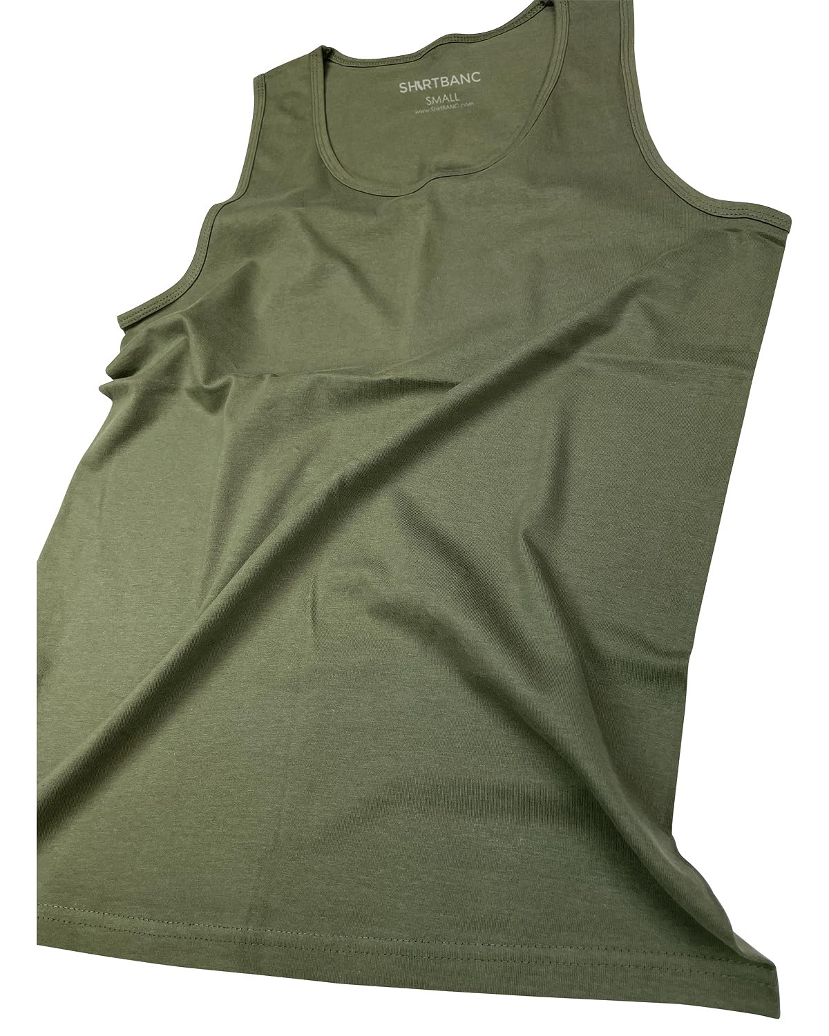 SHIRTBANC Men's Cotton Tank Top - Breathable Workout Shirts for Gym & Beach - Sleeveless Athletic Shirts for Running, Yoga, Summer Outfits
