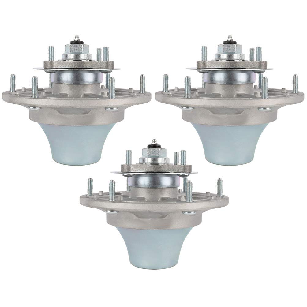 3-Pack Lawn Mower Spindle Assembly for John Deere TCA24881 - Fits 72