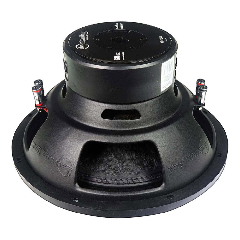 American Bass XO1244 600W 12-Inch XO Series Dual 4 Ohm Car Subwoofer - Powerful Bass for Car Audio Systems & Home Theater Setups