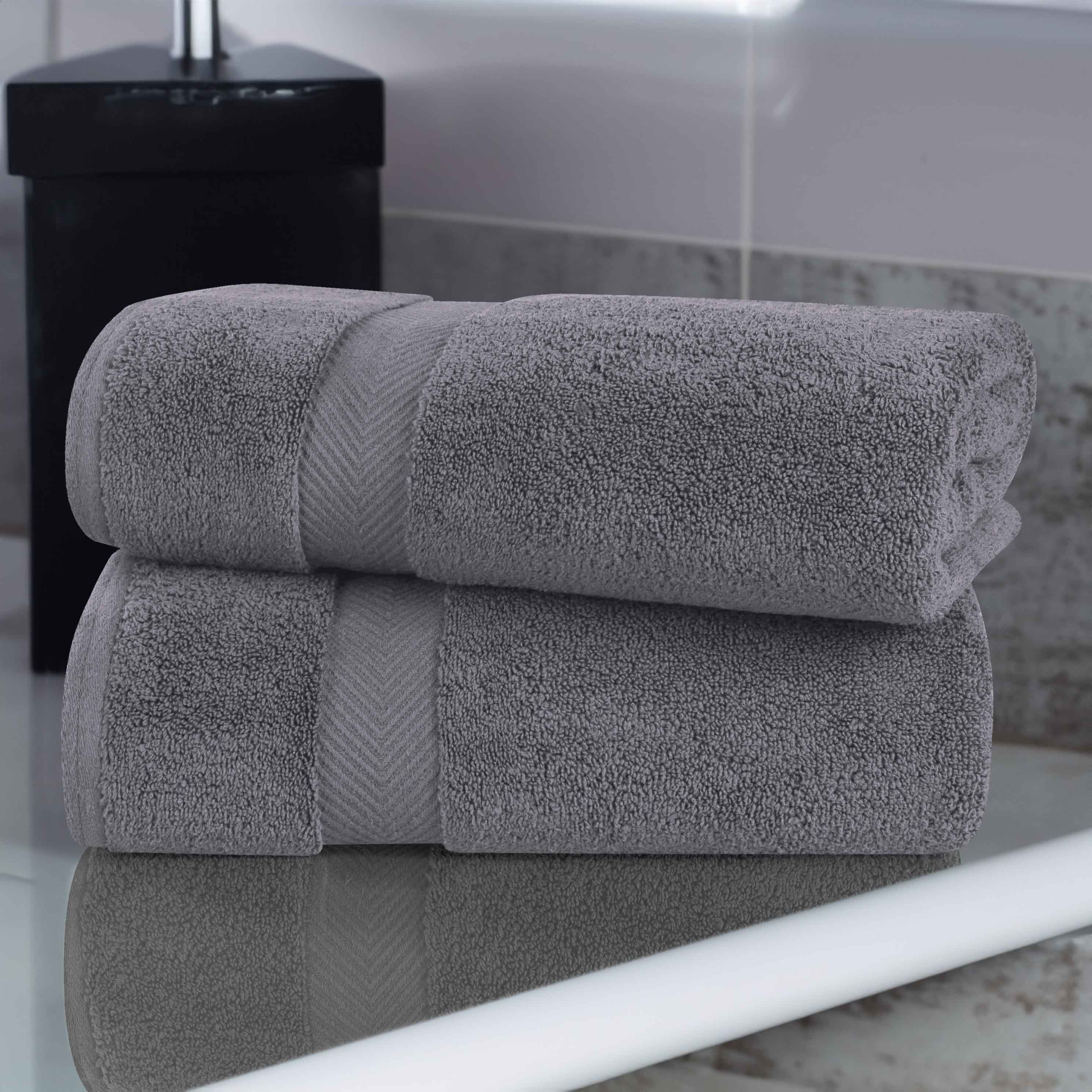Premium 100% Cotton Zero Twist 2-Piece Bath Sheet Towel Set - Ultra Soft & Absorbent for Spa, Bathroom & Beach Use