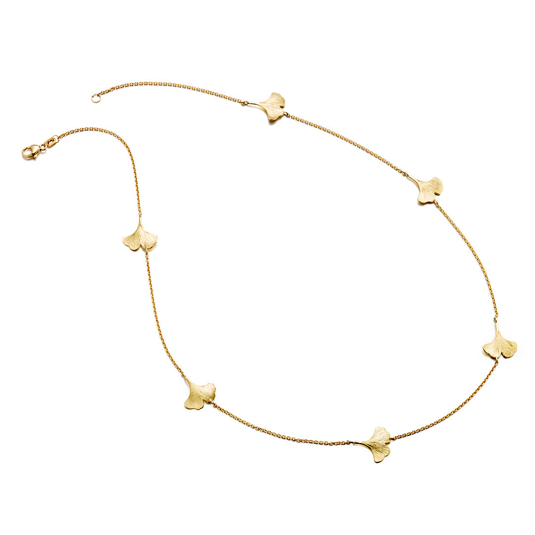 Ginkgo Leaf Pendant Necklace for Women - Elegant Botanical Jewelry for Everyday Wear, Gifts & Special Occasions