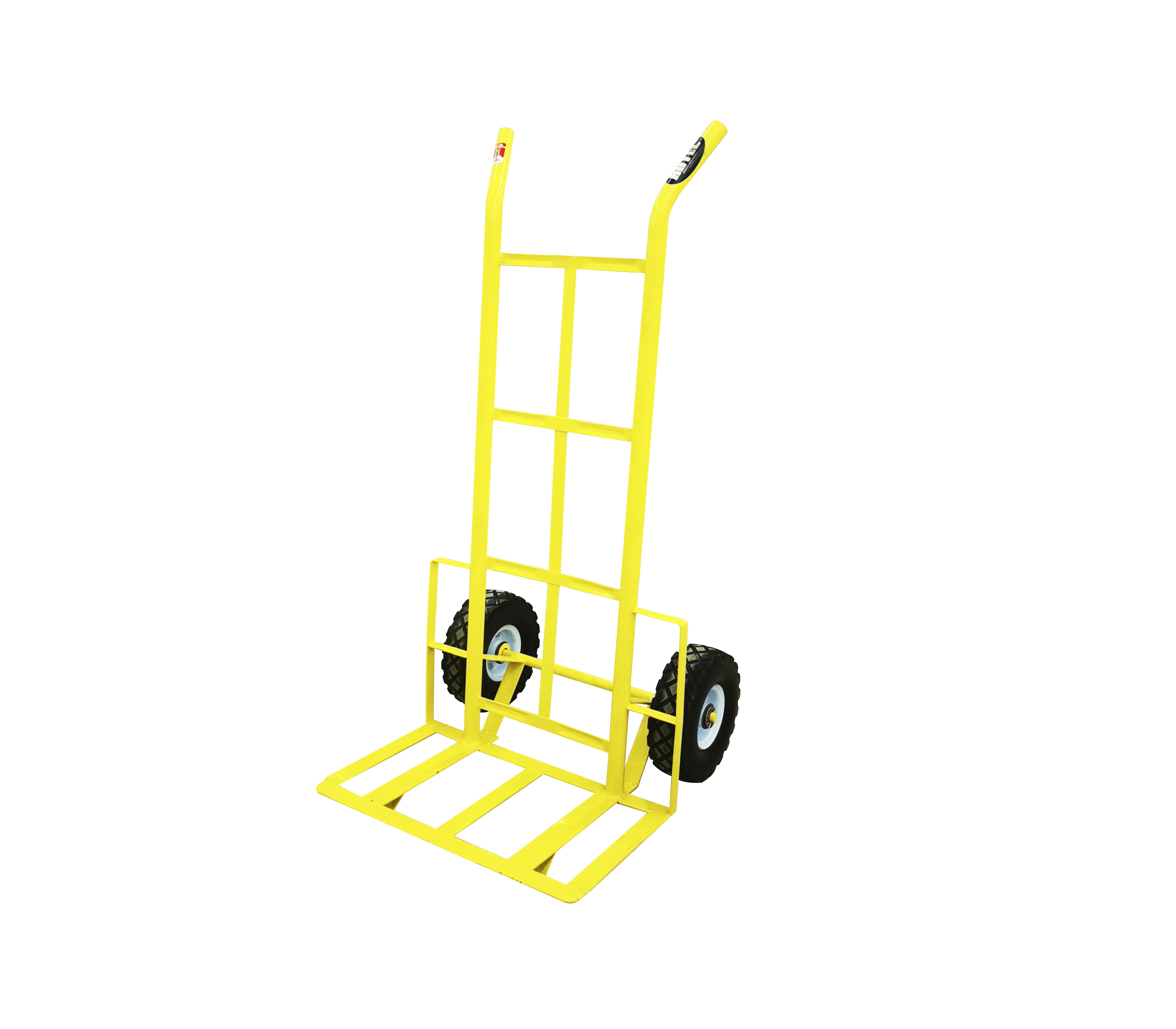 Semi-Pneumatic Vendor Cart with Wheels - Heavy Duty Push Cart for Flea Markets, Street Vendors, and Outdoor Events