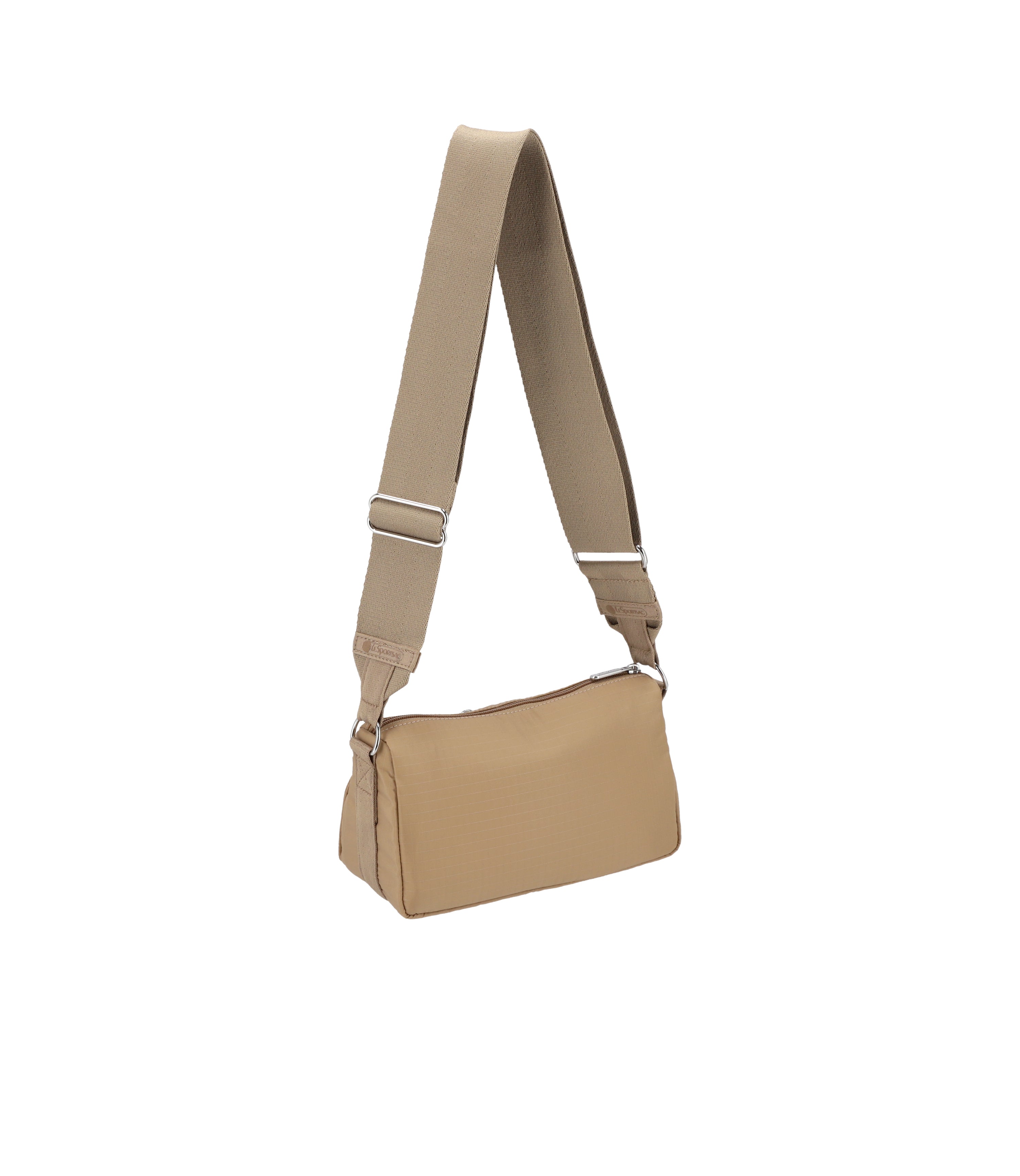 East West Double Pocket Crossbody Bag for Women - Stylish and Functional Shoulder Bag for Travel, Work, and Everyday Use