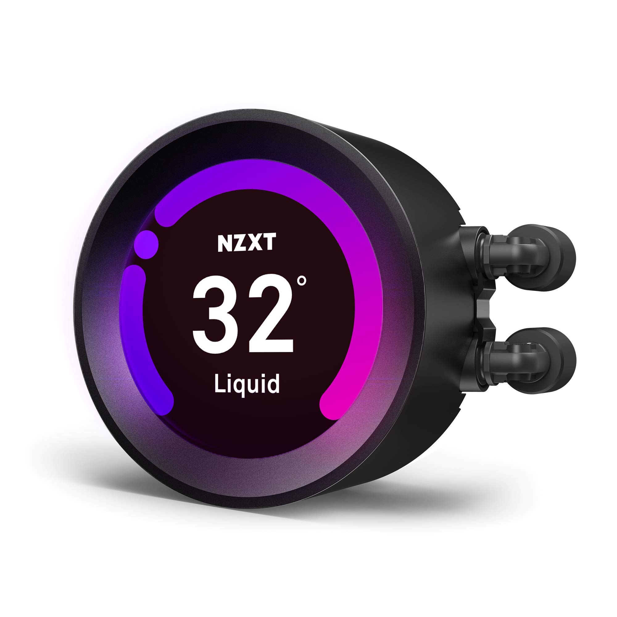 NZXT Kraken Z63 280mm AIO RGB Liquid CPU Cooler with Customizable LCD Display - Improved Pump & Aer P 140mm Radiator Fans (2 Included) - CAM V4 Software Control - Black - Perfect for Gaming PCs and High-Performance Workstations